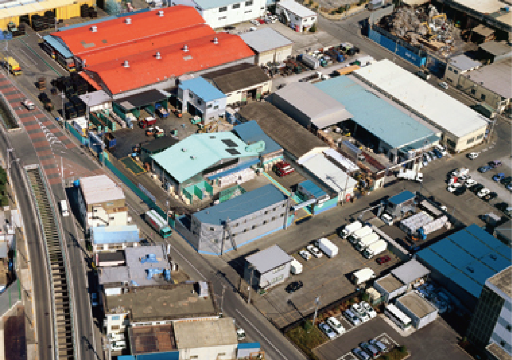 リサイクルプラント全景